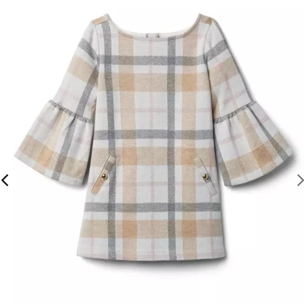 Janie and Jack Holiday/Winter Dress 
Size 5- new without tags